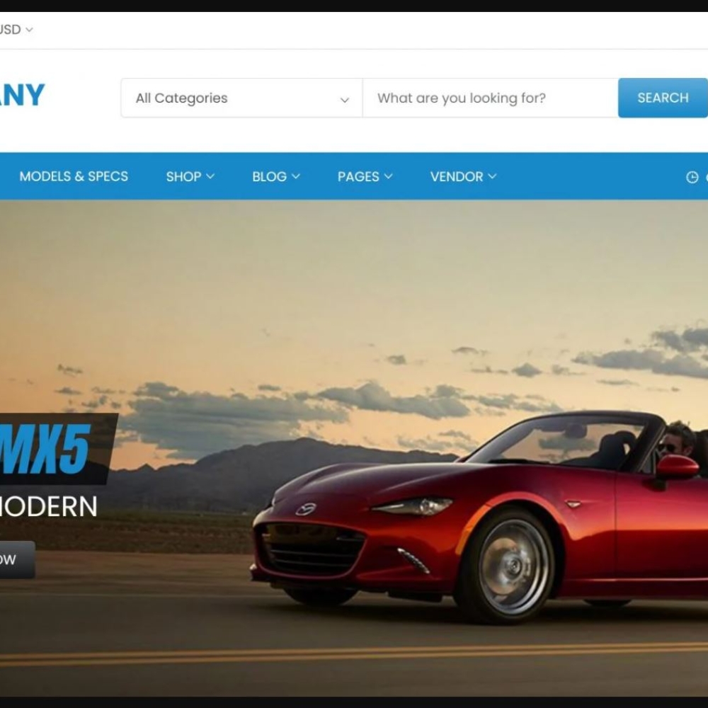 Automaker website portfolio